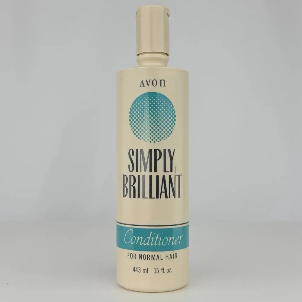Vintage 1989 Avon Simply‎ Brilliant Conditioner Normal Hair 15 Oz Sealed